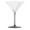 Glicine-Grey Rigadin Martini Glass
