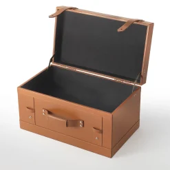 Globetrotter Leather Trunk