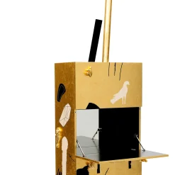 Gold Cabinet Bar by Mimmo Paladino