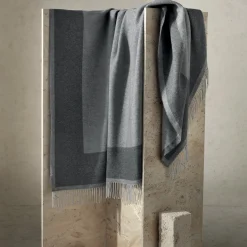 Gold Jacquard Gray Plaid