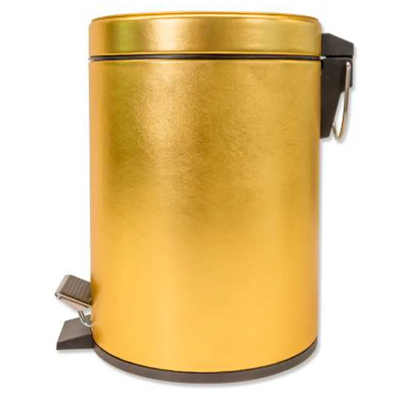 Gold Leather Pedal Bin