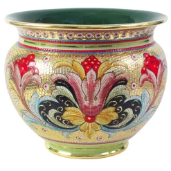Gold Mosaic Cachepot