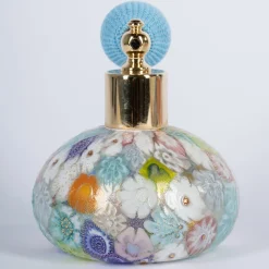 Gold Multicolor Murrina Perfume Spray Bottle