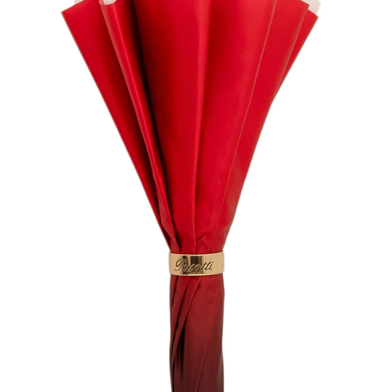 Gold Rose With Plated Resin Handle Umbrella