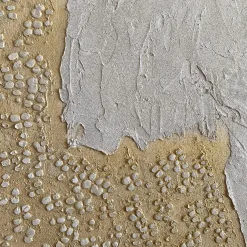 Golden Age Beige Classical Textured Resin Painting