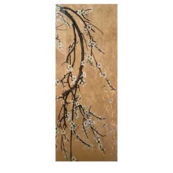 Golden Blossom Luxury Decorative Panel