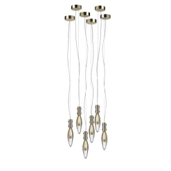 Golden Drops 6 Chandelier