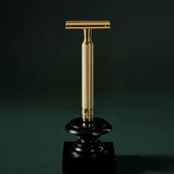 Golden Plated Chrome Safety Razor