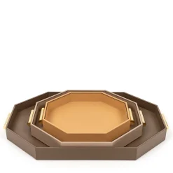 Grace Large Brown Tray