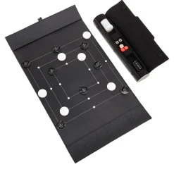 Grained Black Leather 3-in-1 Game Case