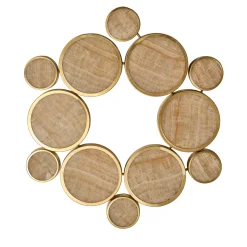 Gran Costellazione Cassiopea Marble & Brass Onyx Flush Mount Chandelier