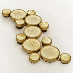 Gran Costellazione Orion Marble & Brass Onyx Flush Mount Chandelier