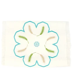 Grano Multicolor Fringed Ivory Runner