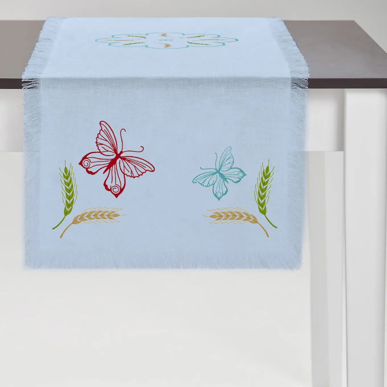 Grano Multicolor Fringed Azure Runner