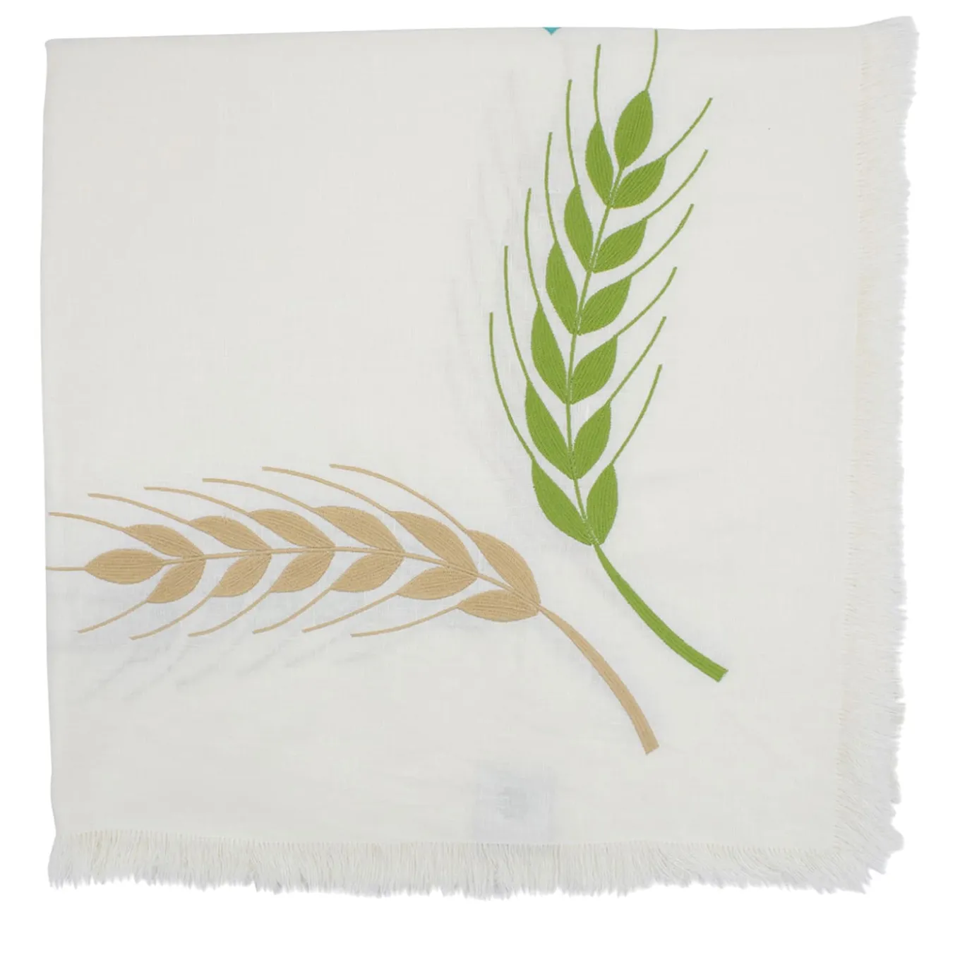 Grano Multicolor Rectangular Ivory Tablecloth