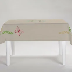 Grano Multicolor Rectangular Taupe Tablecloth