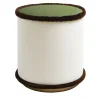 Graphic Brown And Green Pouf