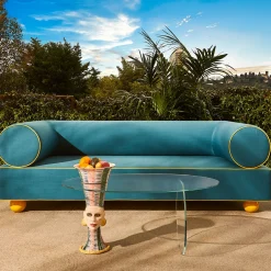 Graphius Blue Outdoor Sofa