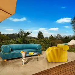 Graphius Blue Outdoor Sofa