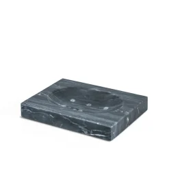 Gray Bardiglio Marble Set of 4 Bathroom Accessories