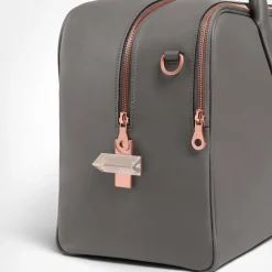 Gray Cristallo Mini Weekend Bag