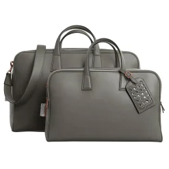 Gray Cristallo Mini Weekend Bag