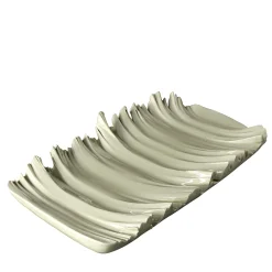 Gray Decorative Plate by Aldo Londi