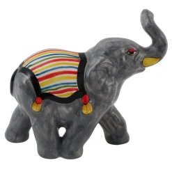 Gray Elephant Figurine