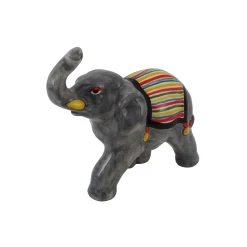 Gray Elephant Figurine