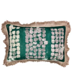 Gray Flowers Cushion