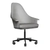 Gray leather Office Chair