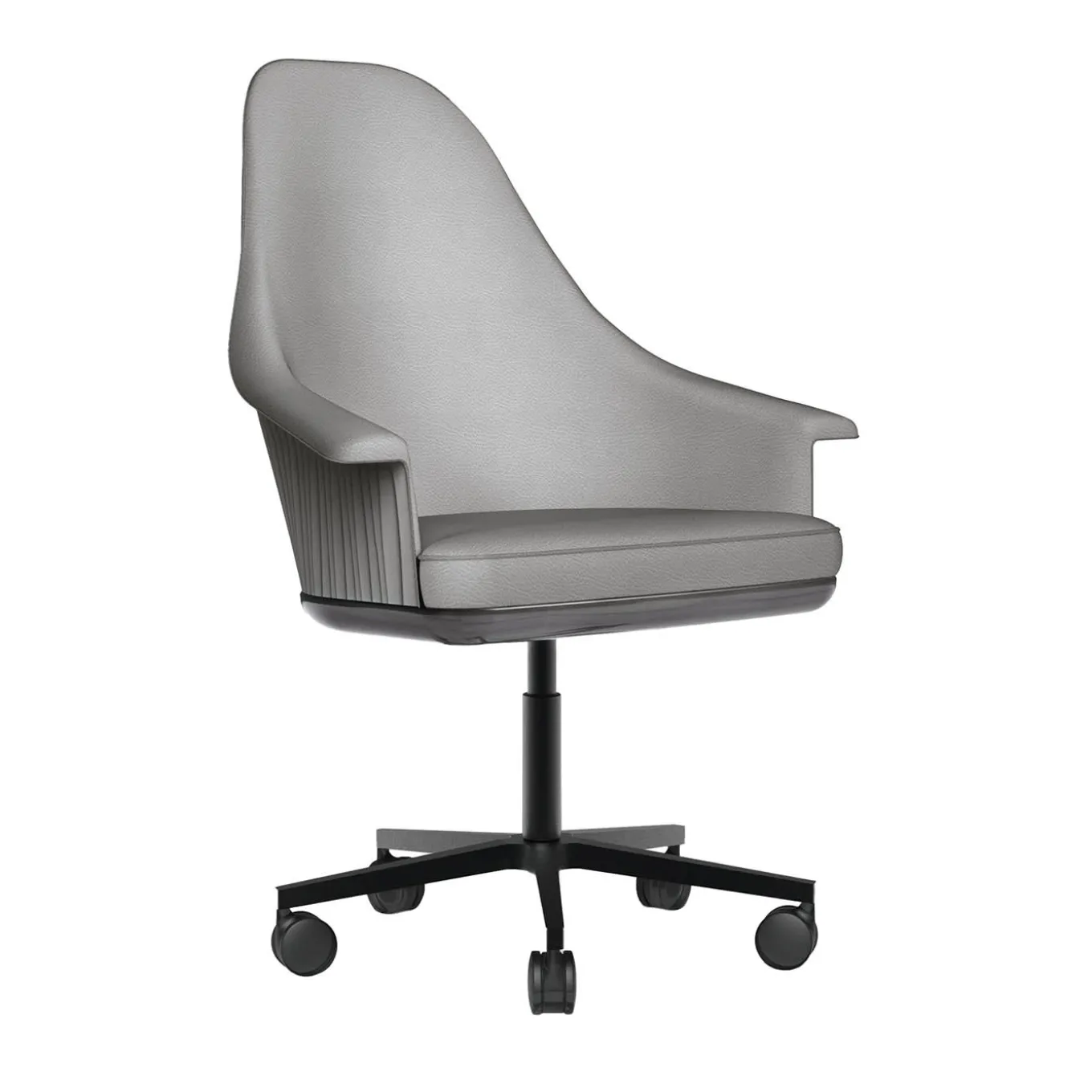 Gray leather Office Chair