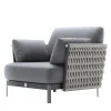 Gray Outdoor Occasional fabric Chair
