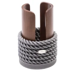 Gray Small Wooden Holder for Plastic Cups