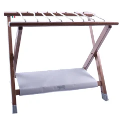 Gray Suitcase Holder