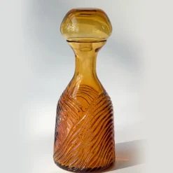 Grecale Amber Crystal Decorative Bottle