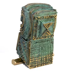 Green Gufo N.22 Sculpture