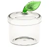 Green Leaf Sugar Pot