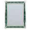 Green Malachite & Silver Photo Frame