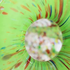 Green Murano Glass Amphora Vase