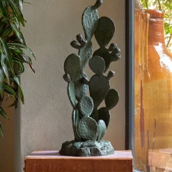 Green Prickly Pear Sculpture