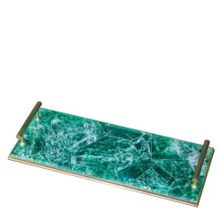 Green Quartz Rectangular Tray