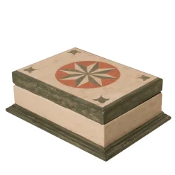 Green Rectangular Florentine Box