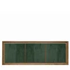 Green Velvet 3-Door Sideboard by Mascia Meccani