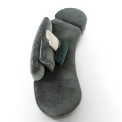 Green Velvet Sofa by Giuseppe Carpanelli