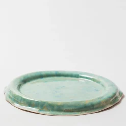 Green Waves Dinner Plate