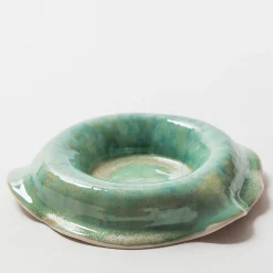 Green Waves Soup Plate