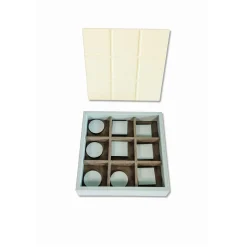 Grey Tic Tac Toe Box Game