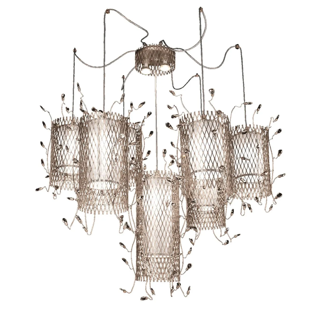 Grid 6-Light Chandelier