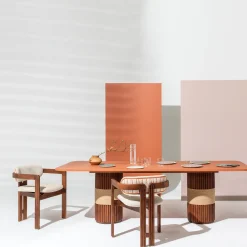 Grissini Large Rectangular Wood Outdoor Dining Table